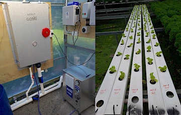 Fig1. Used equipment and trial plants