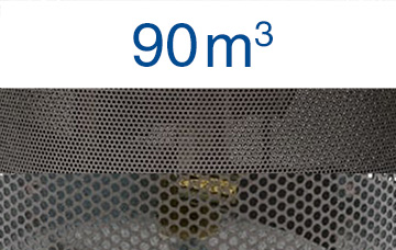 RF600 filter typen met 90m3 volume