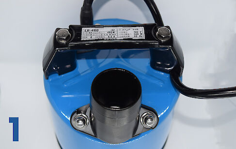 Pump as supplied by the pump manufacturer