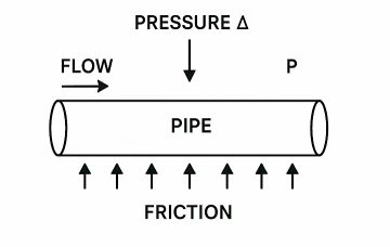 فقدان احتكاك الأنابيب