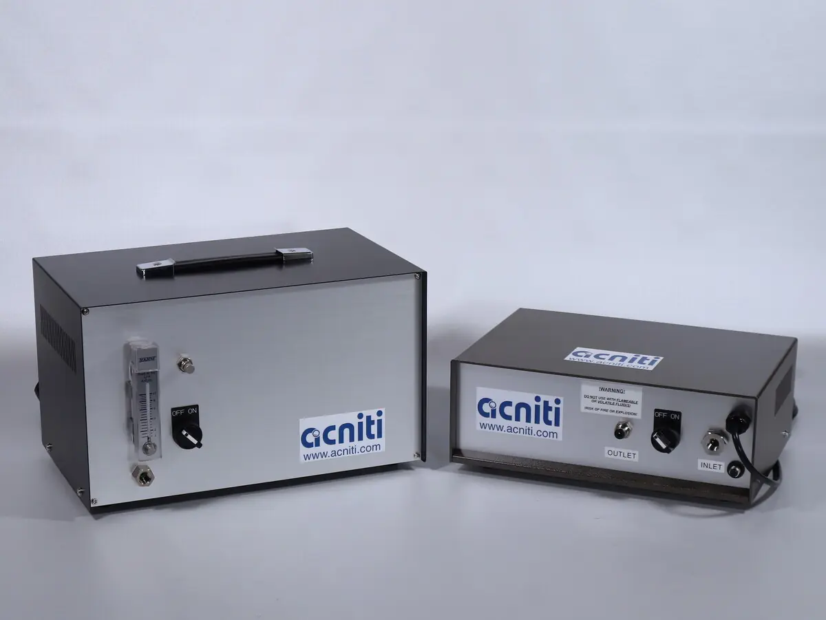 combination of actively heated ozone destructor and suction pump - Image 3
