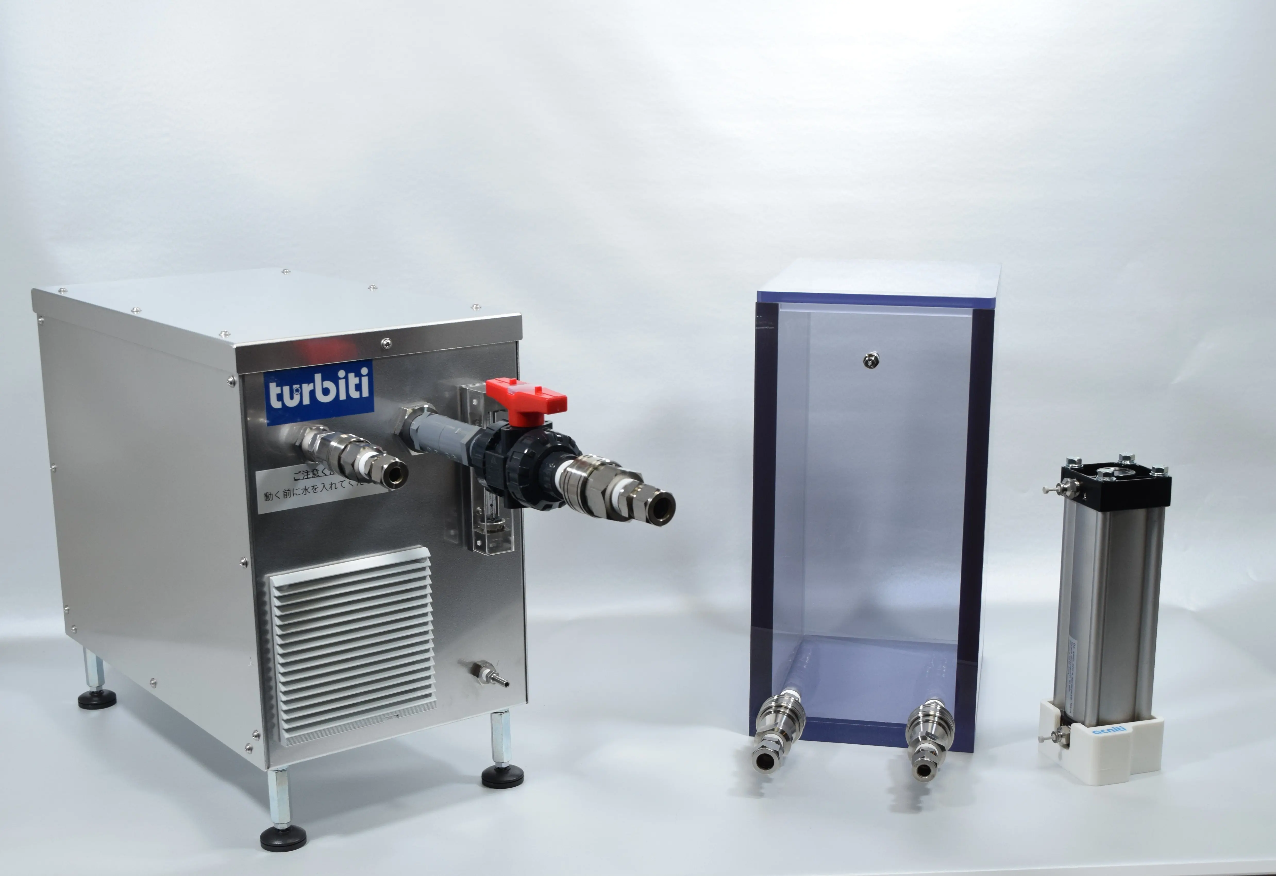 Turbiti Fusion research setup with test aquarium and ozone destructor - Image 6