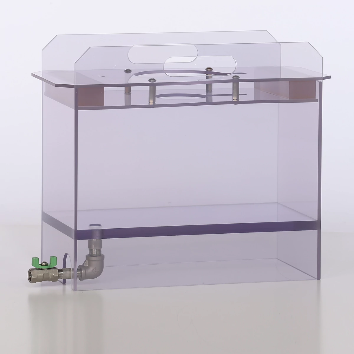 microstar research water tank from clear pvc